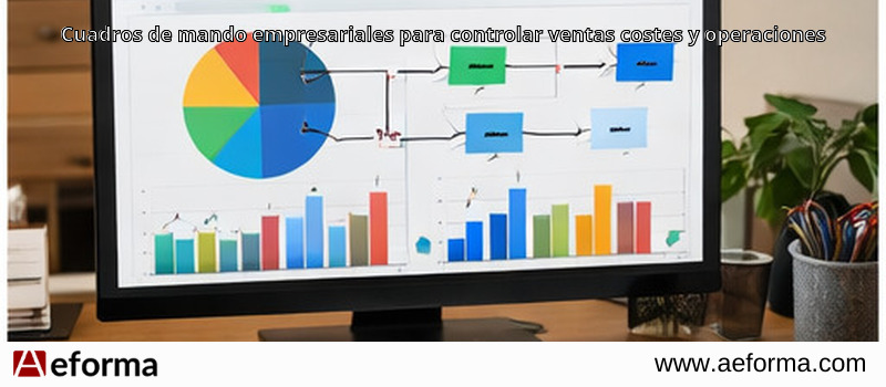 Cuadros de mando empresariales para controlar ventas costes y operaciones